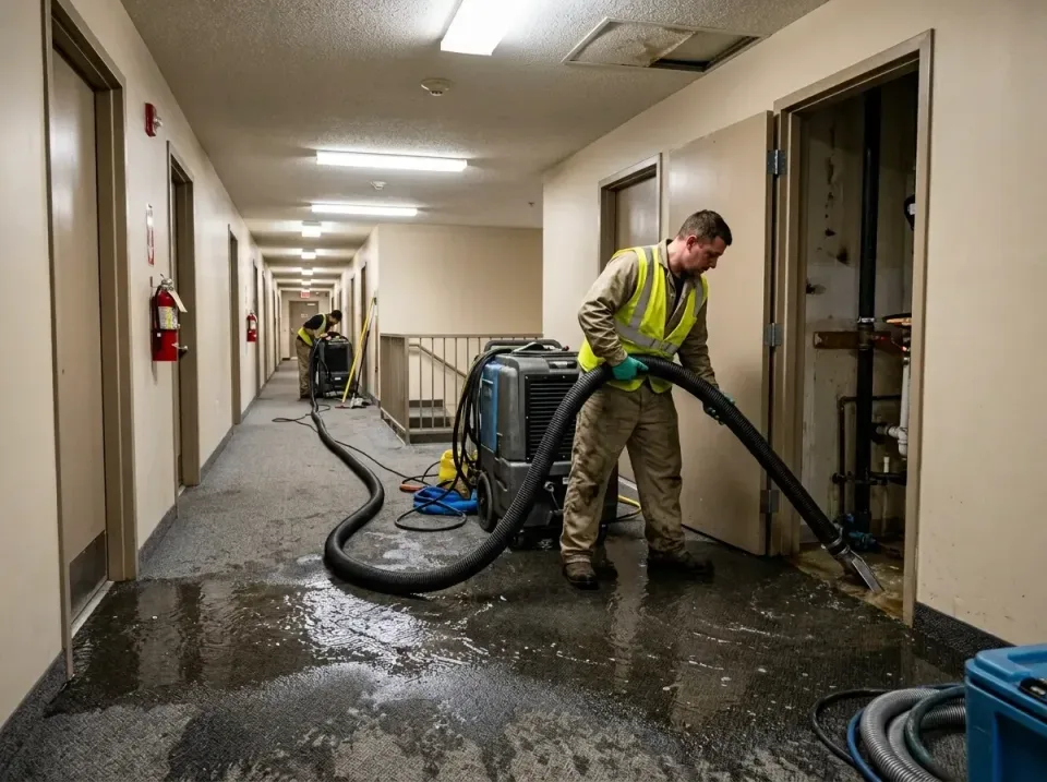 multi-unit-apartment-hallway-f-005 — frequently asked questions, Emergency Burst Pipe Water Extraction & Removal in Old Town…